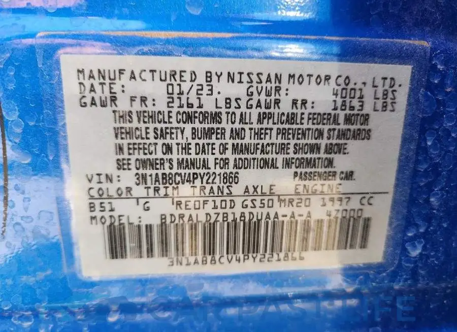 3N1AB8CV4PY221866# 12