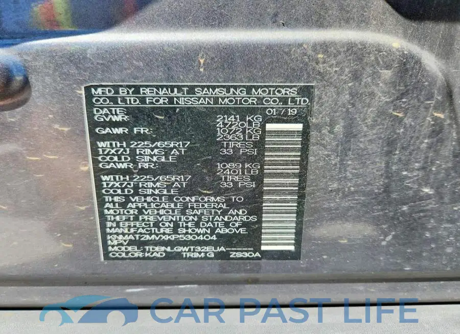 KNMAT2MVXKP530404# 13