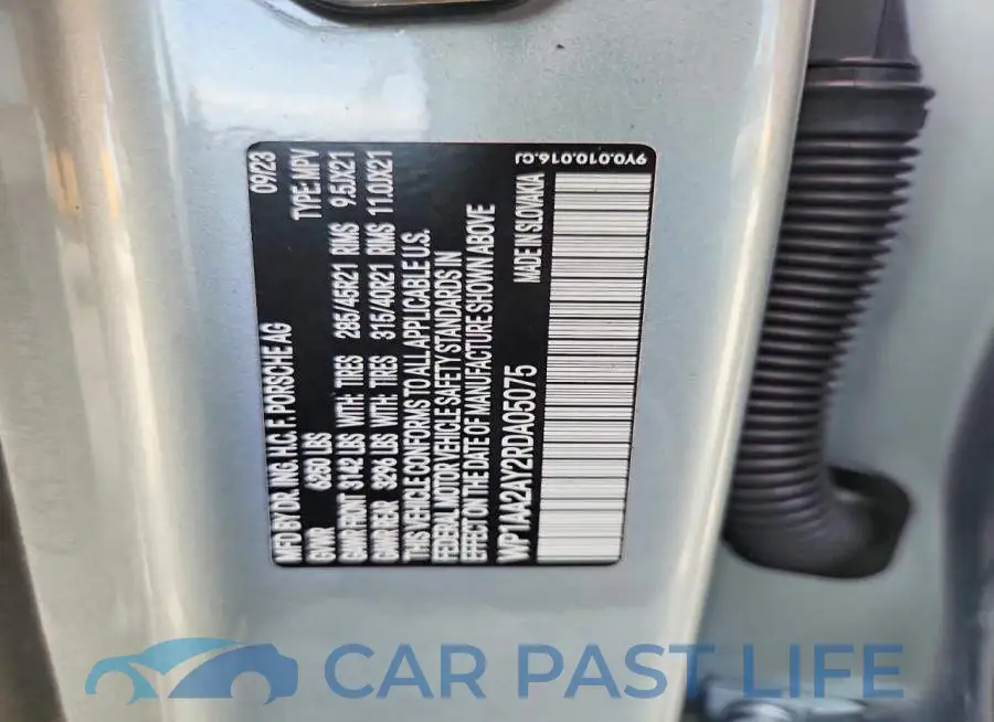 WP1AA2AY2RDA05075# 13