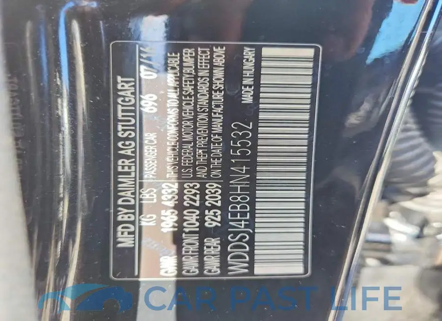 WDDSJ4EB8HN415532# 12