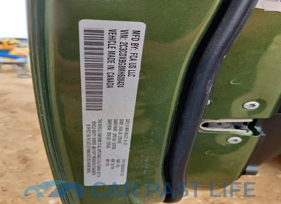 2C3CDXBG8MH608424# 12