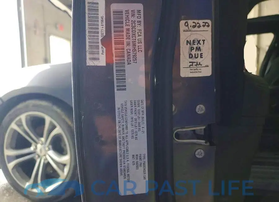 2C3CDXCT6MH579257# 12