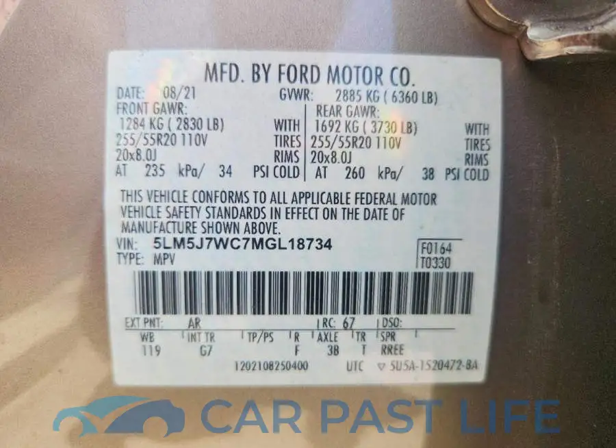 5LM5J7WC7MGL18734# 13