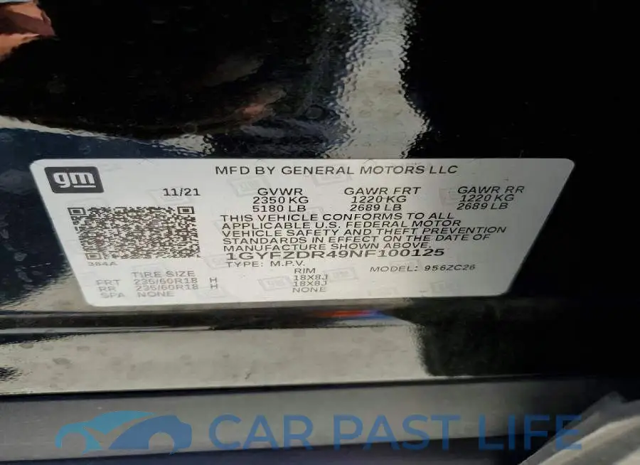 1GYFZDR49NF100125# 13