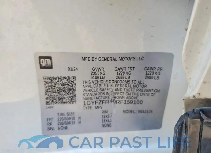 1GYFZFR40RF159100# 13