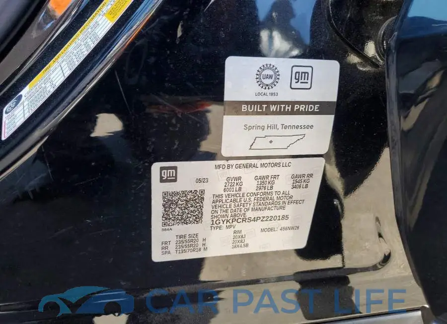1GYKPCRS4PZ220185# 13