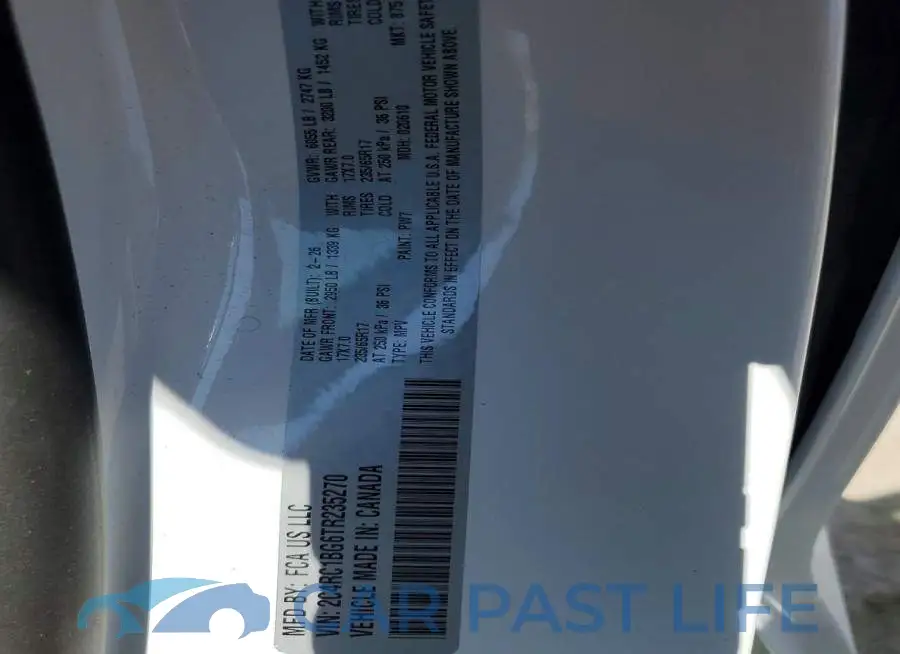 2C4RC1BG6TR235270# 13