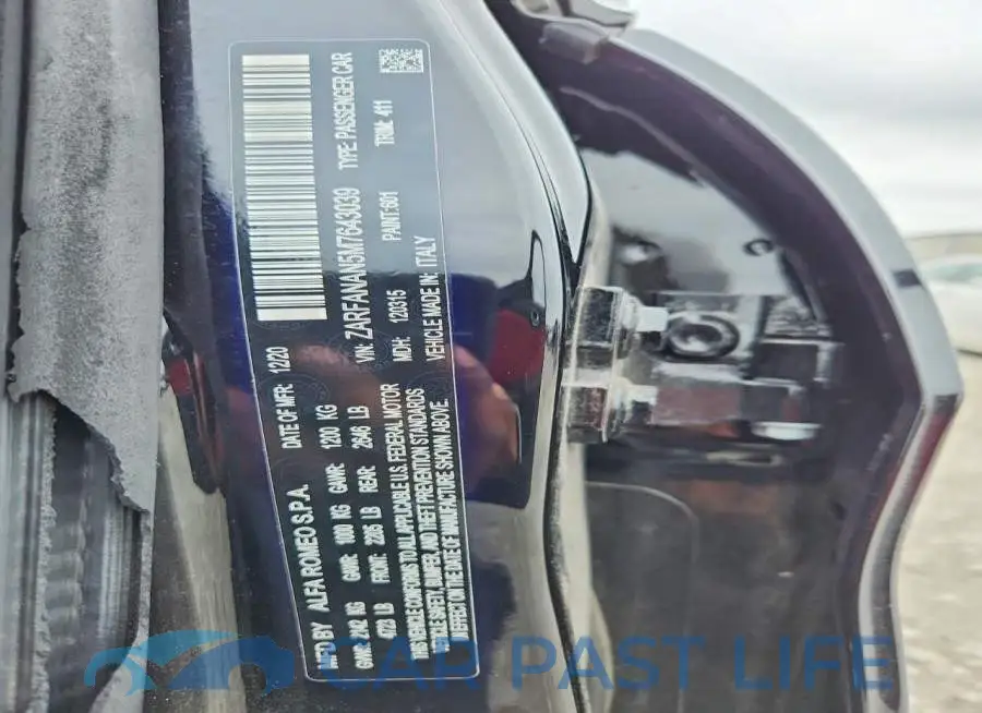 ZARFANAN5M7643039# 12