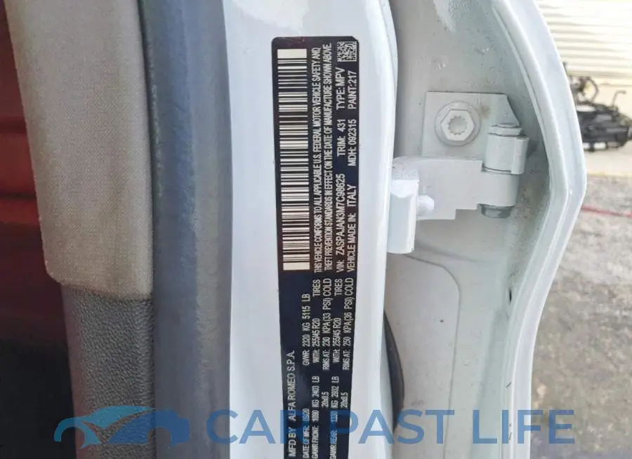 ZASPAJAN3M7C98625# 14