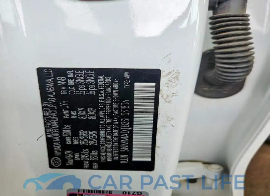 5NMMADTB2SH031806# 13