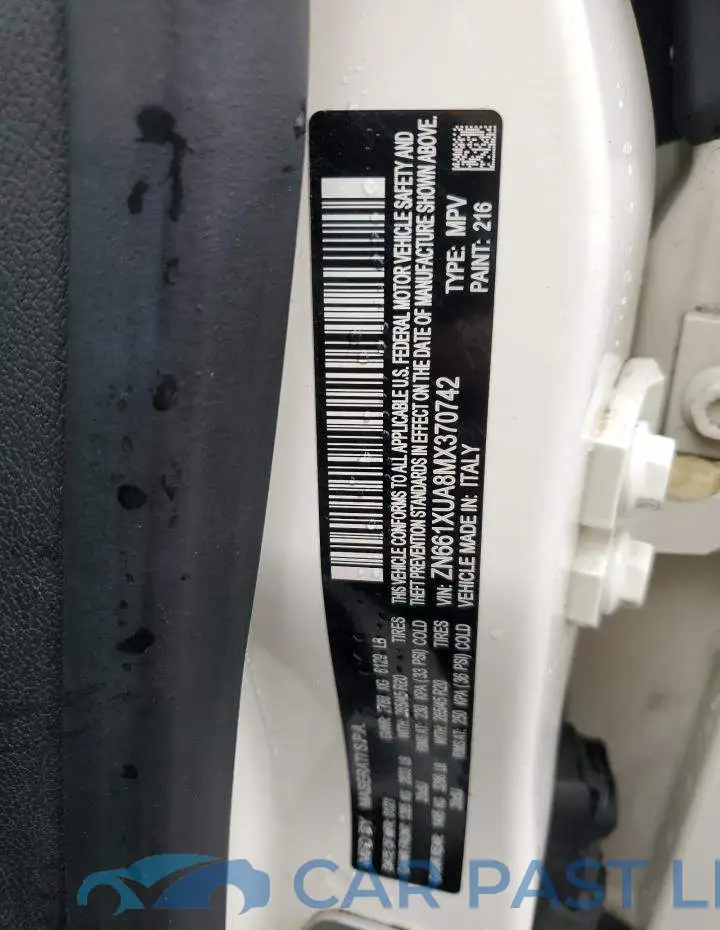 ZN661XUA8MX370742# 13