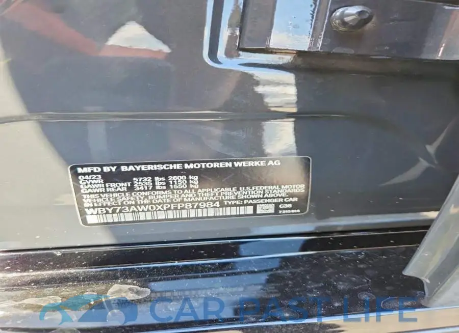 WBY73AW0XPFP87984# 12