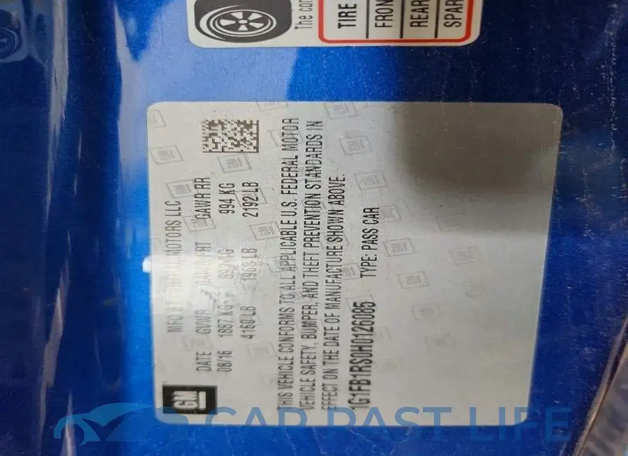 1G1FB1RS0H0126085# 12