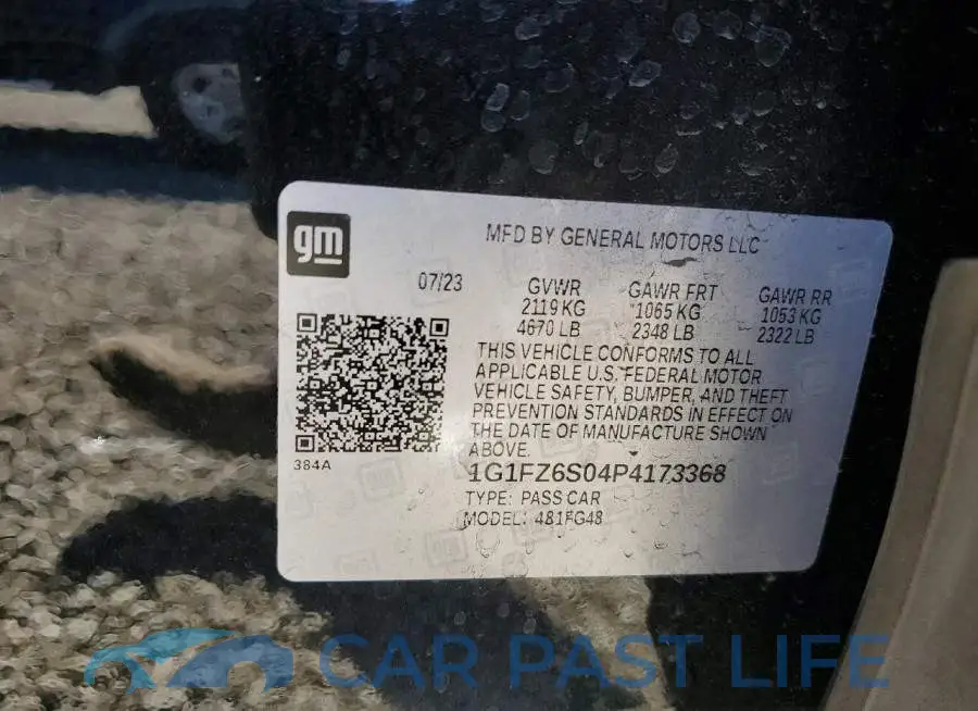 1G1FZ6S04P4173368# 12