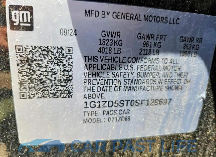 1G1ZD5ST0SF128697# 12