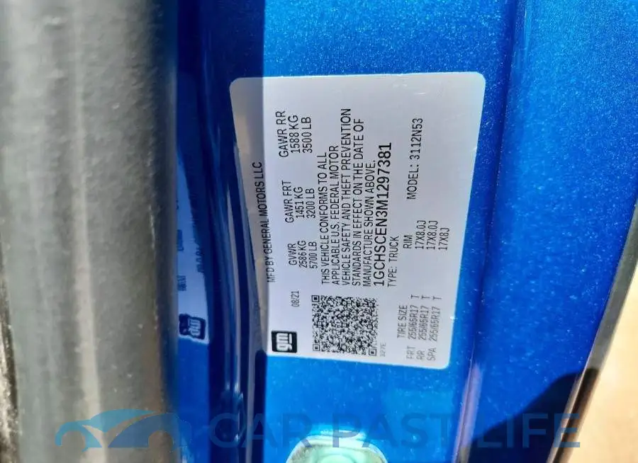 1GCHSCEN3M1297381# 12