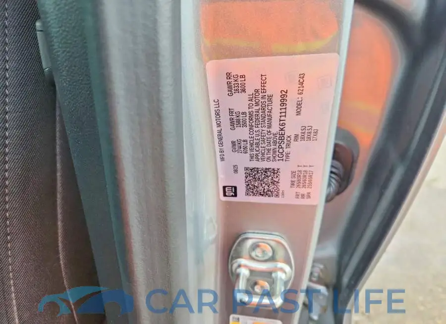 1GCPSBEK6T1119992# 12