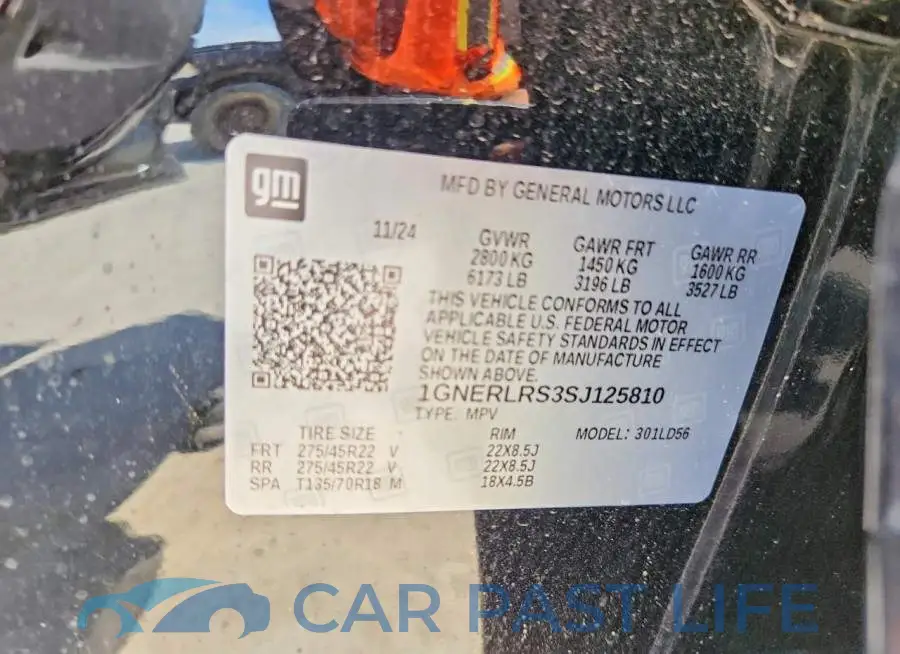 1GNERLRS3SJ125810# 13