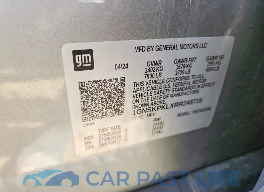1GNSKPKLXRR249716# 14