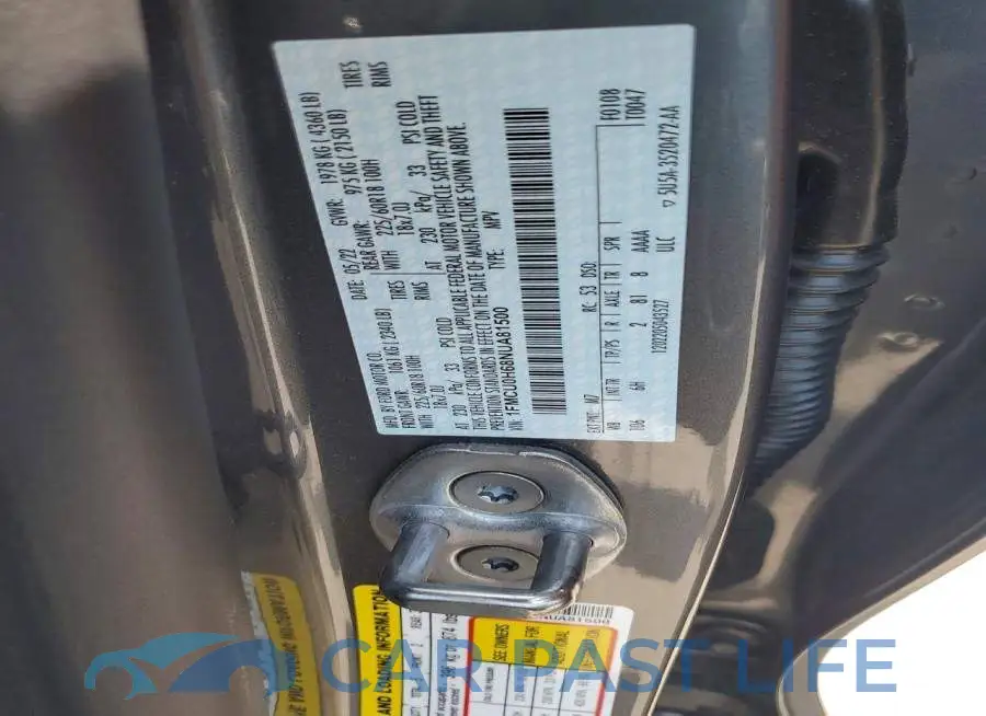 1FMCU0H68NUA81500# 13