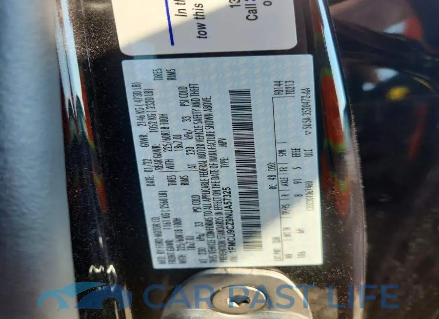 1FMCU9CZ9NUA57325# 14