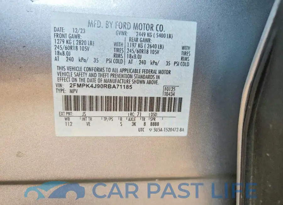 2FMPK4J90RBA71185# 12
