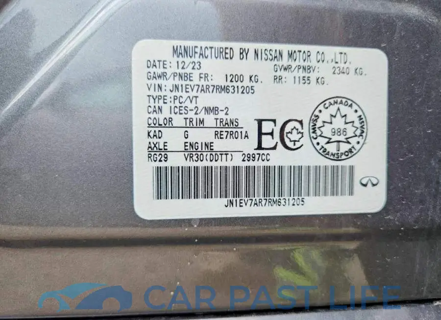 JN1EV7AR7RM631205# 12