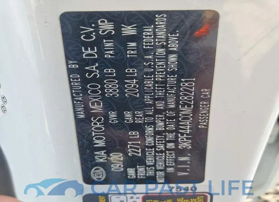3KPF44AC0ME282281# 12