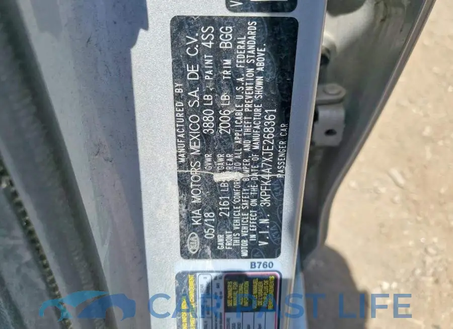 3KPFK4A7XJE268361# 12