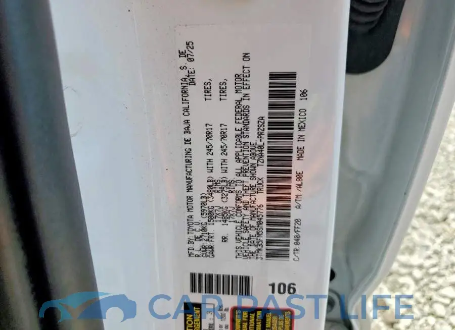 3TMKB5FN5SM045776# 12