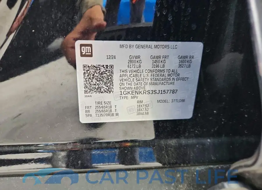 1GKENKRS3SJ157787# 14