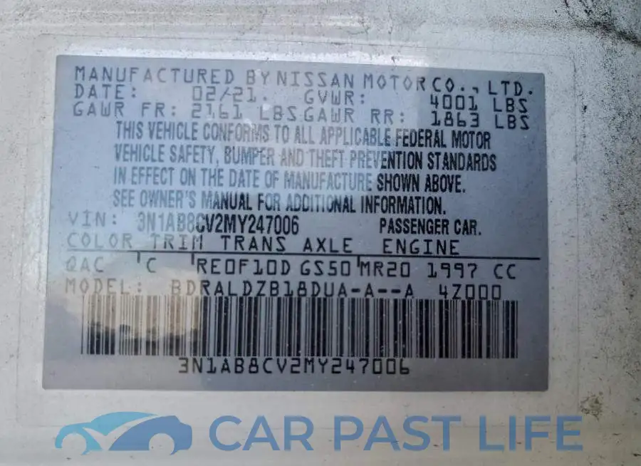 3N1AB8CV2MY247006# 12