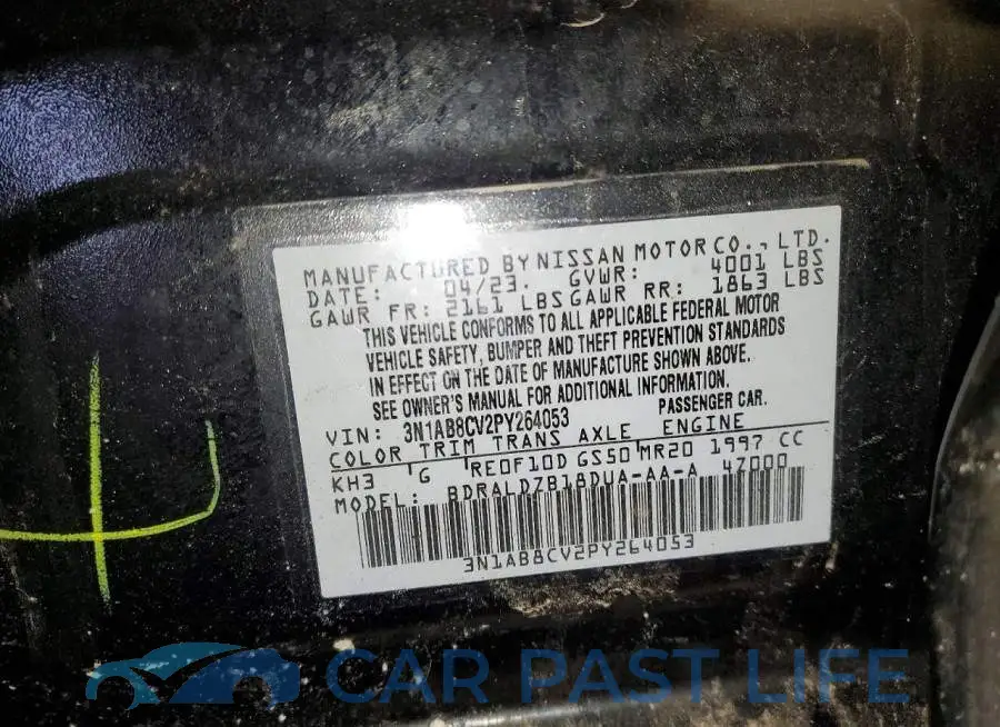 3N1AB8CV2PY264053# 12