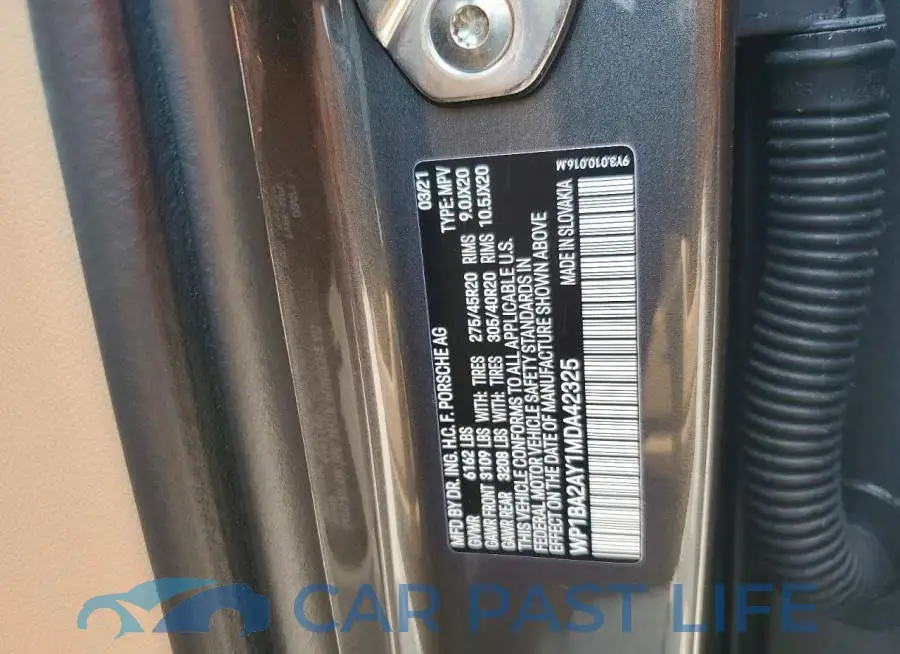 WP1BA2AY1MDA42325# 13