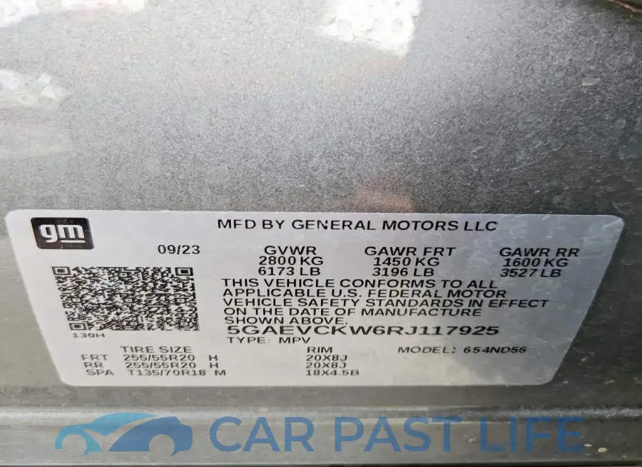 5GAEVCKW6RJ117925# 14