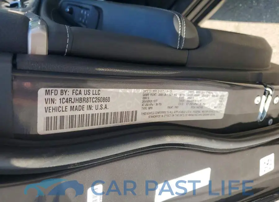 1C4RJHBR8TC260860# 13