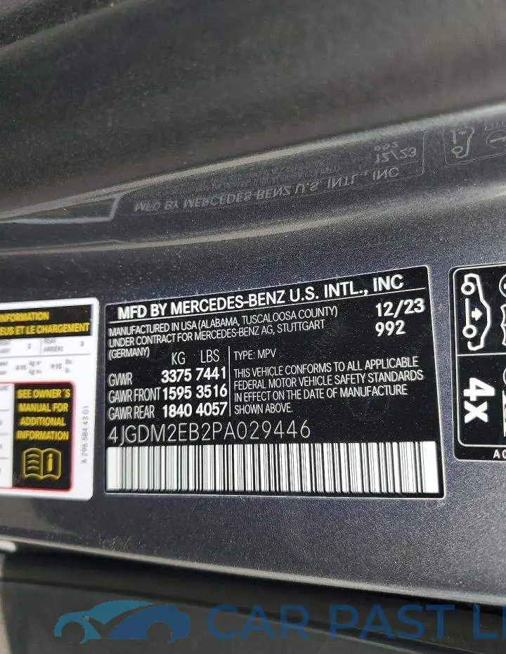 4JGDM2EB2PA029446# 13