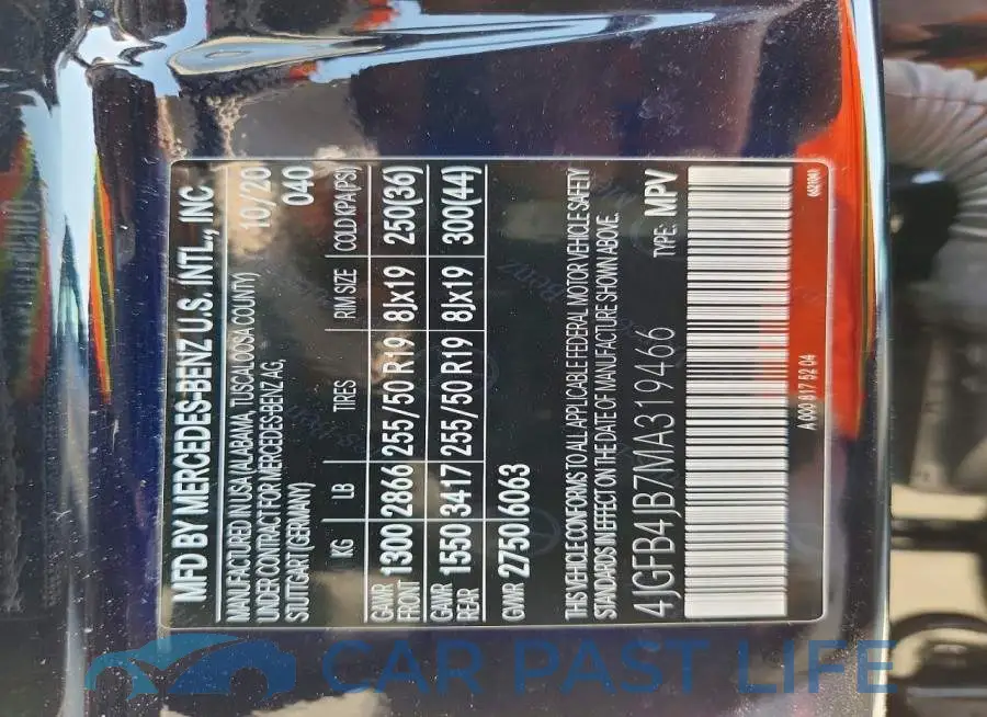 4JGFB4JB7MA319466# 13