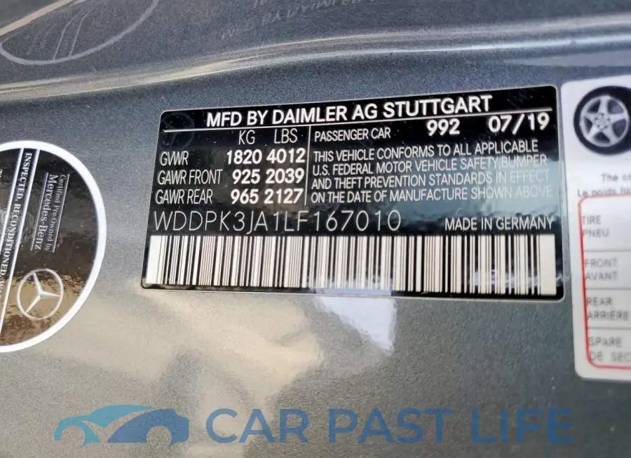 WDDPK3JA1LF167010# 13