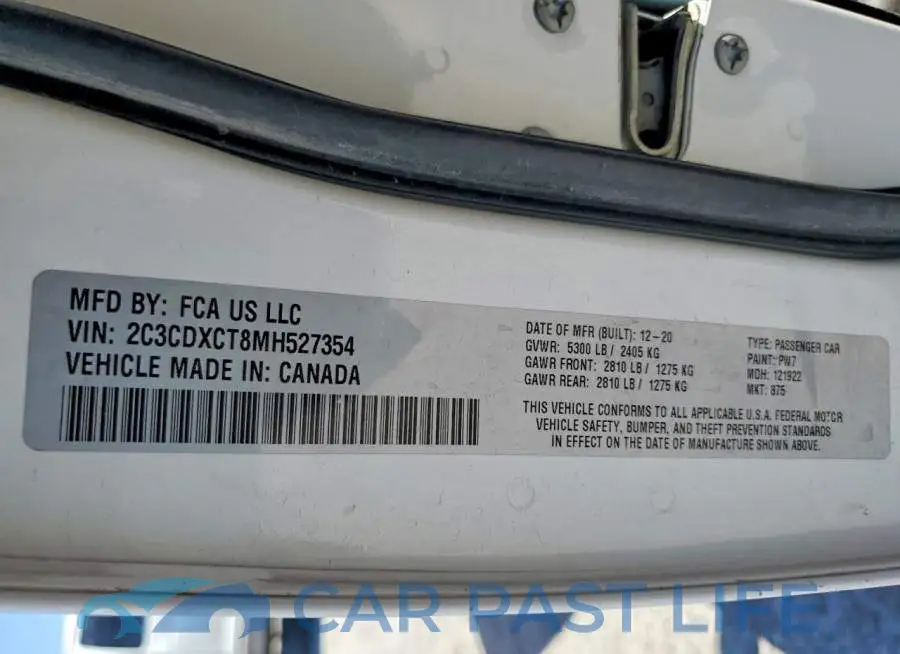 2C3CDXCT8MH527354# 12