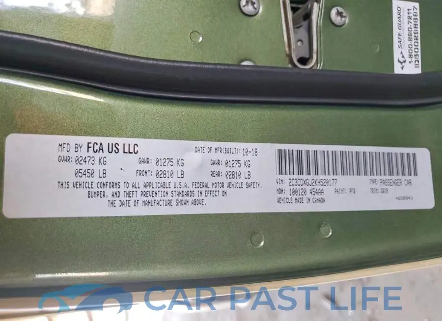 2C3CDXGJ2KH520177# 12