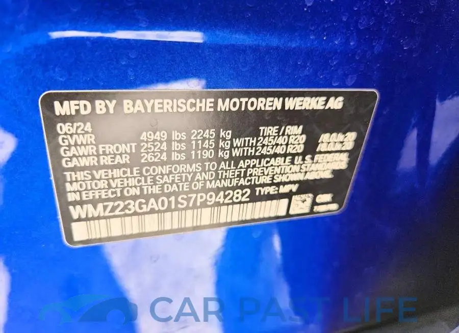 WMZ23GA01S7P94282# 13