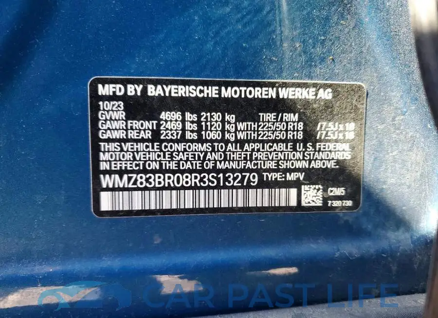 WMZ83BR08R3S13279# 12
