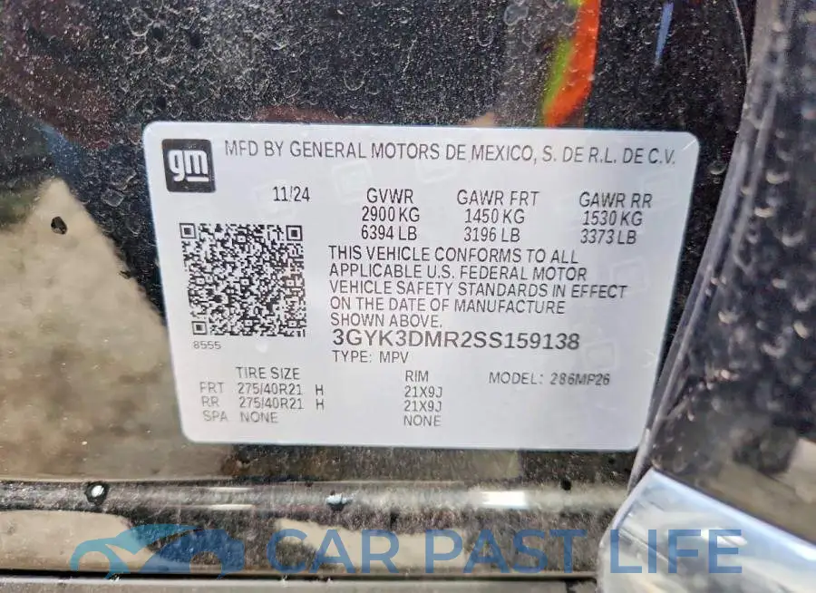3GYK3DMR2SS159138# 14