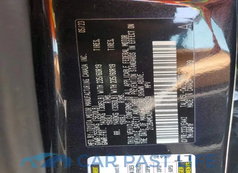 2T2BAMCA0PC021539# 13