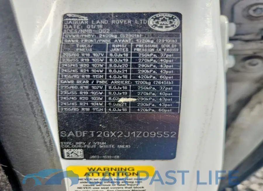 SADFT2GX2J1Z09552# 14