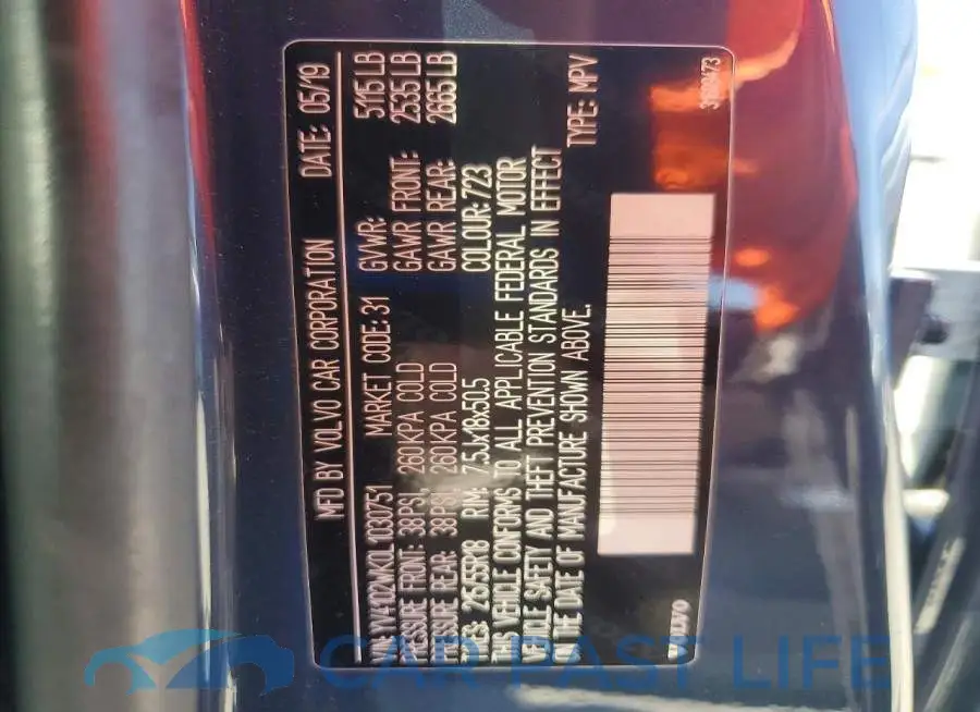 YV4102WK0L1030751# 12