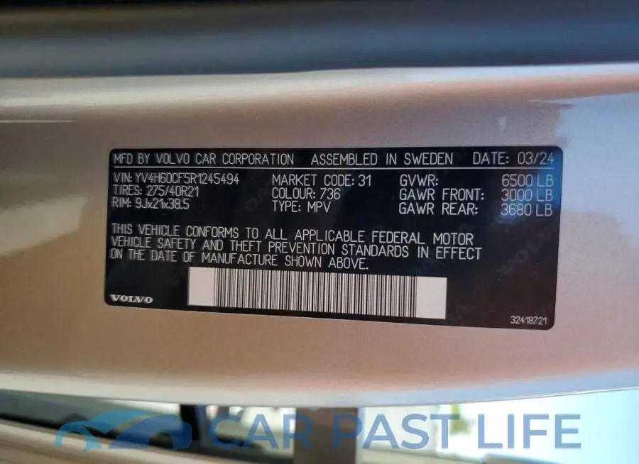 YV4H60CF5R1245494# 14