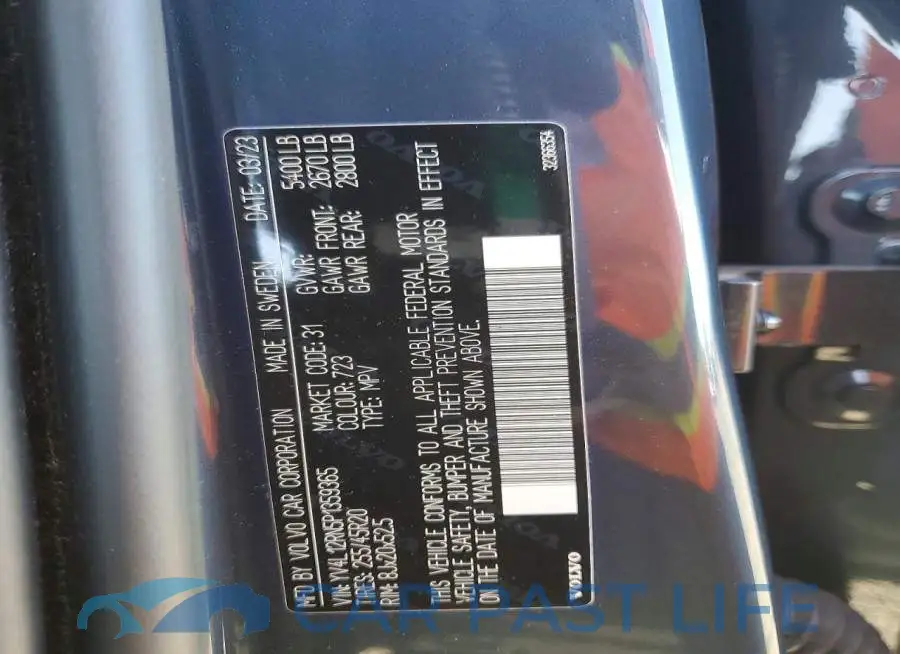 YV4L12RN5P1359365# 13