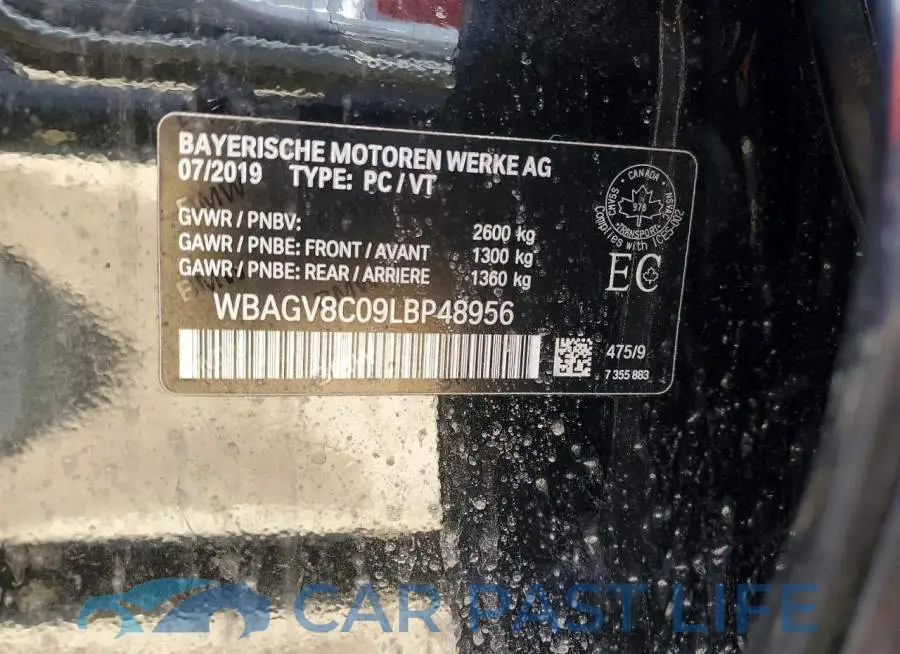 WBAGV8C09LBP48956# 12